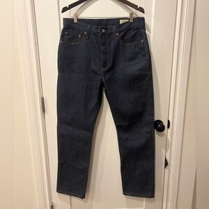 Men's Levi’s 501 150th year Dark Stiff Denim Straight Jeans